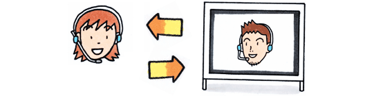 ライブチャットでお仕事